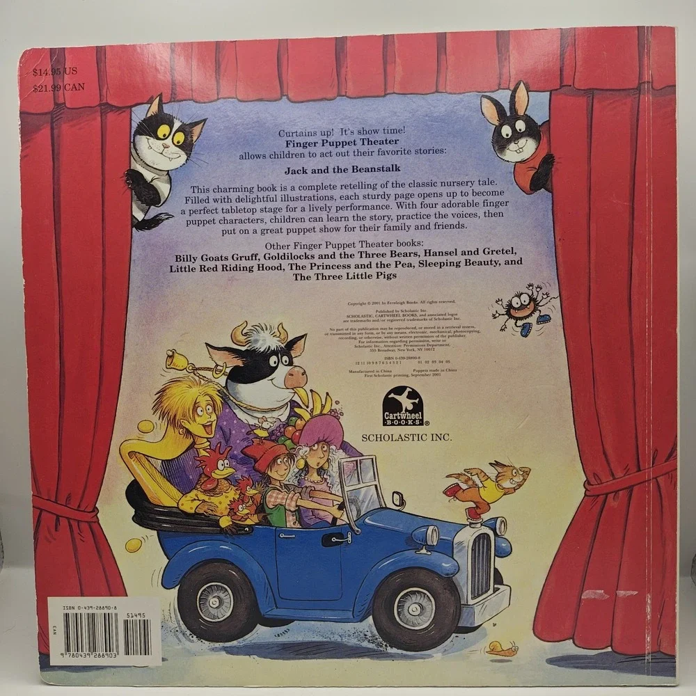 Finger Puppet Theater: Jack and the Beanstalk by Traditional Fairy Tale